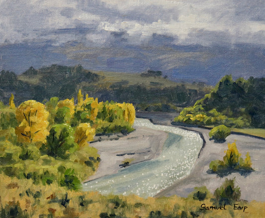 Shotover River | 10" x 12" | Plein Air Oil Painting