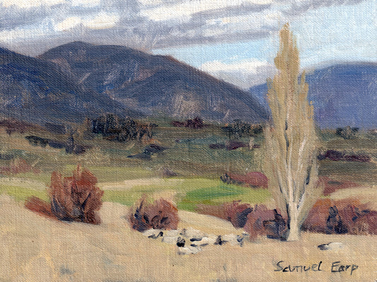 Winter Light, Crown Terrace | 6" x 8" | Oil on Linen Panel