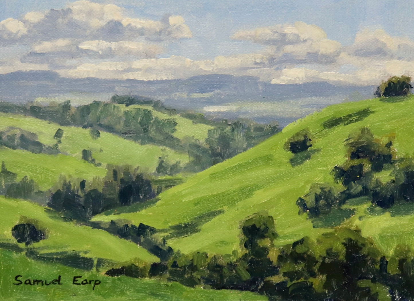 Fields of Tranquility | Original Plein Air Oil Painting | 6″ x 8″