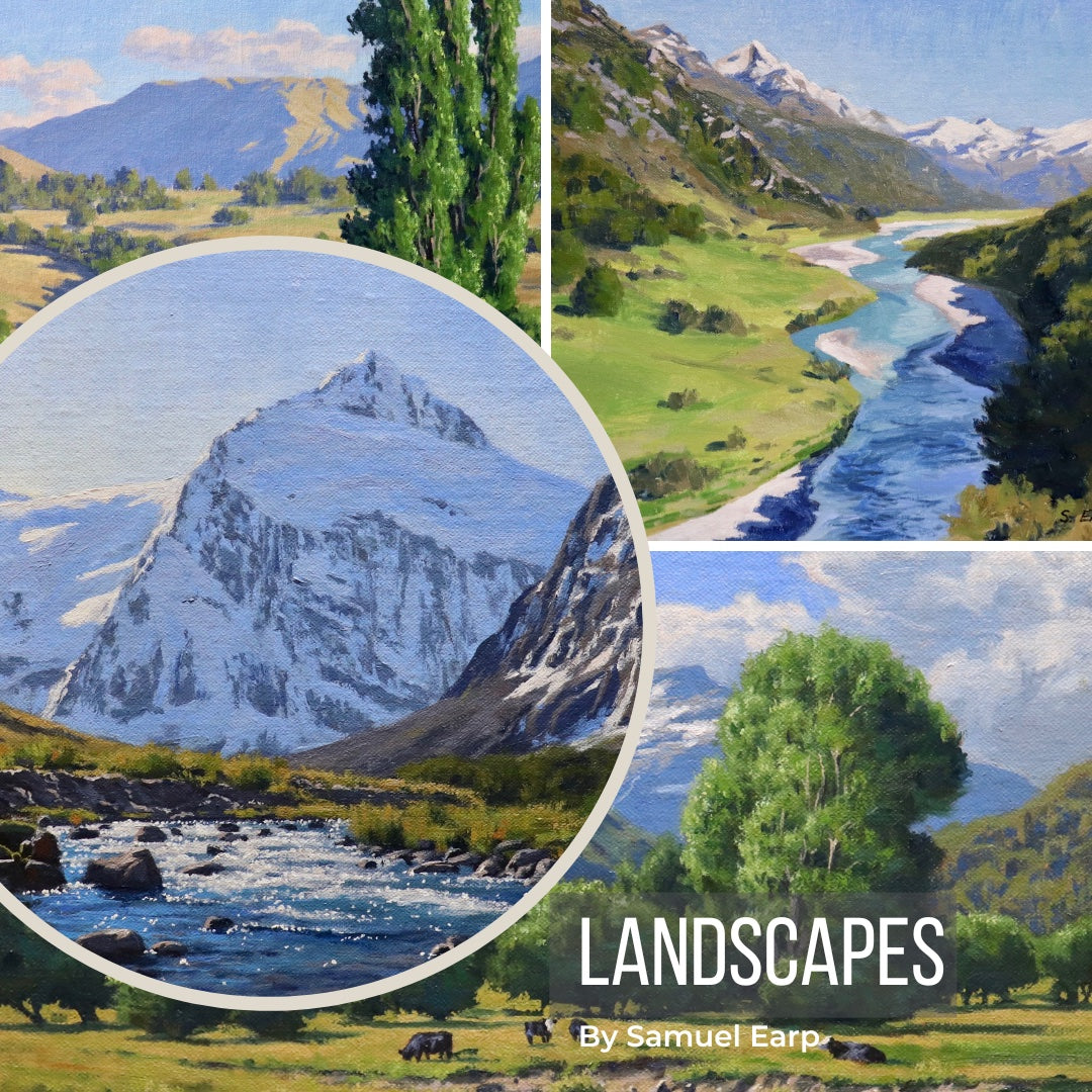 LANDSCAPES, PAINTING TUTORIALS – 4 Videos, Over 4 Hours of Content