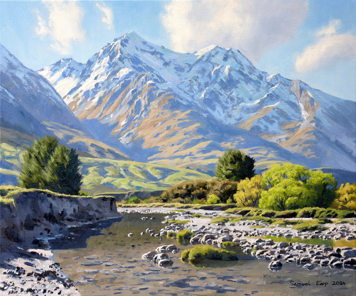 Majestic Mt Alaska | 20" x 24"| Oil on Belgian Linen