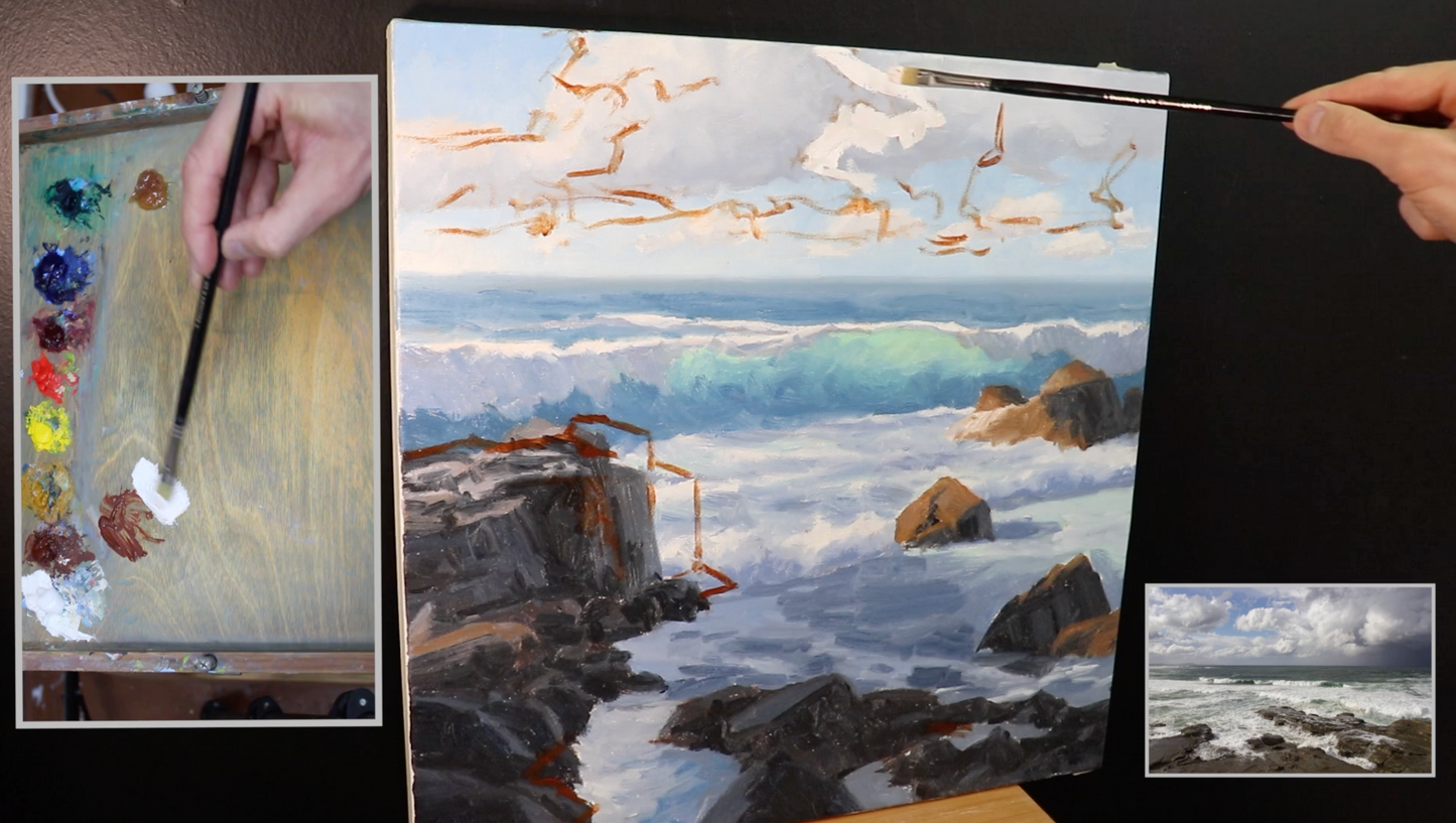 Wild Sea - Painting Tutorial Video Download