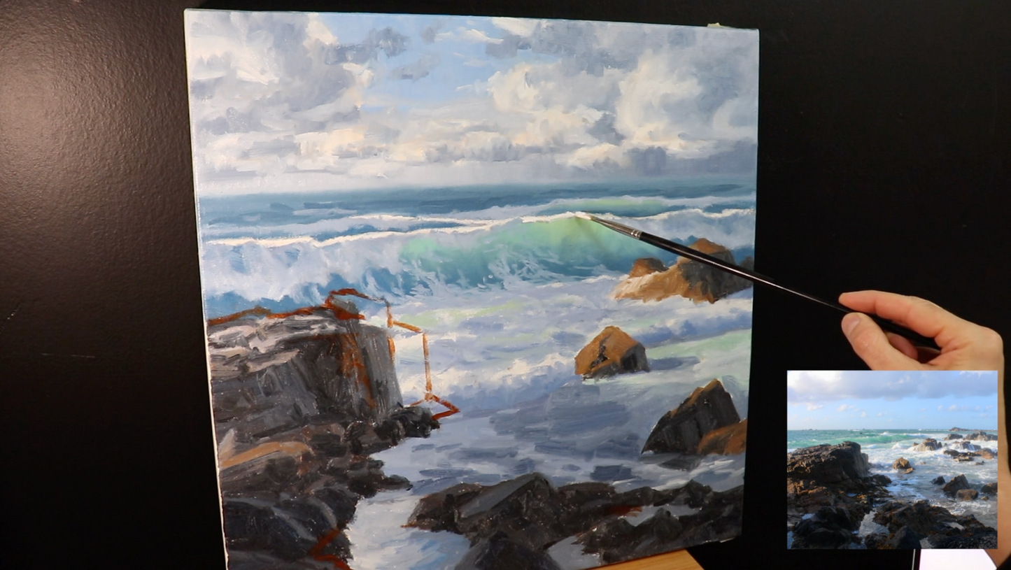 Wild Sea - Painting Tutorial Video Download