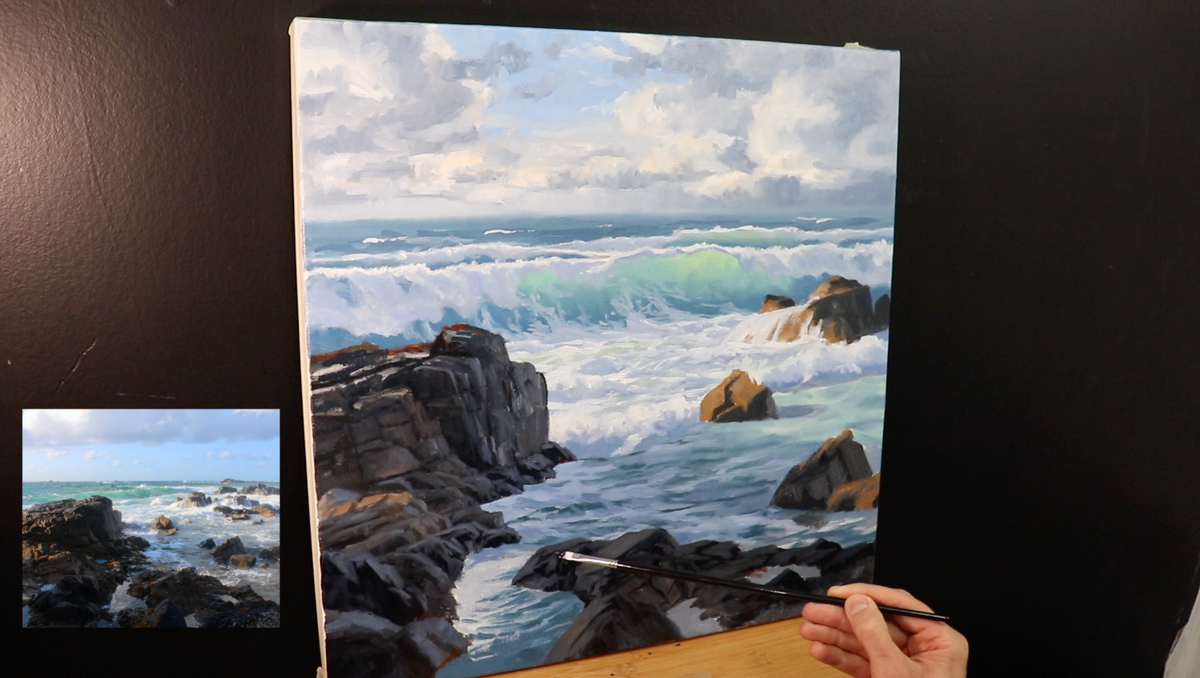 Wild Sea - Painting Tutorial Video Download – Samuel Earp Fine Art